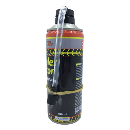 CBM Auto Moto Reparador Hinchador Neumáticos Kit Reparación de Pinchazos en Spray 400ml