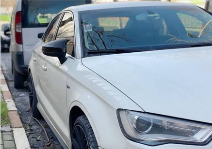 Audi A3 8V 2012-2019 Cubiertas de Espejo Retrovisor de Murciélago Batman Plástico ABS Negro Piano
