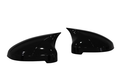 Audi A5 B9 Señalizador 2016-2020 Tapa de Espejo Batwing Murciélago Piano Negro Plástico ABS