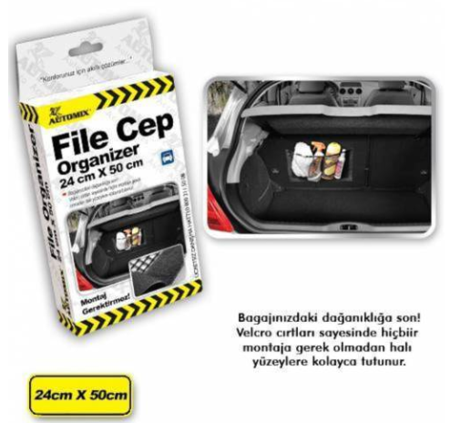 Organizador de Equipaje de Malla con Bolsillos Automix 24cm x 50cm