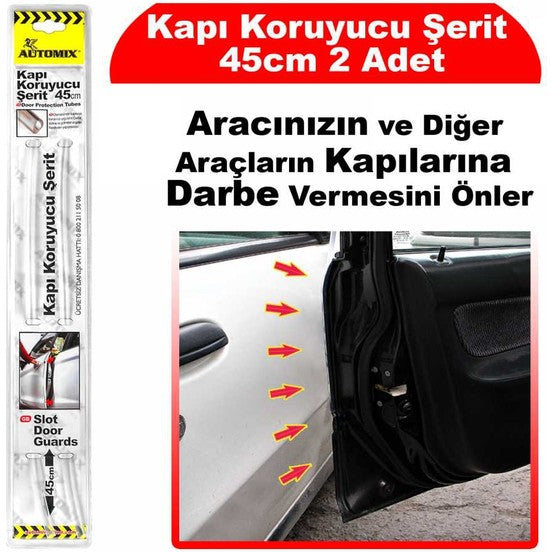 Tira Protectora de Puerta Transparente Automix 45 cm