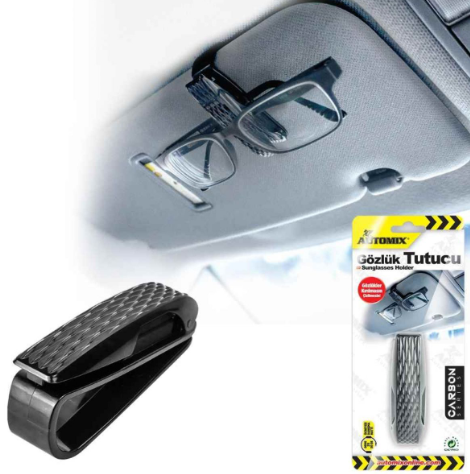 Soporte para Gafas con Clip Automix Carbono