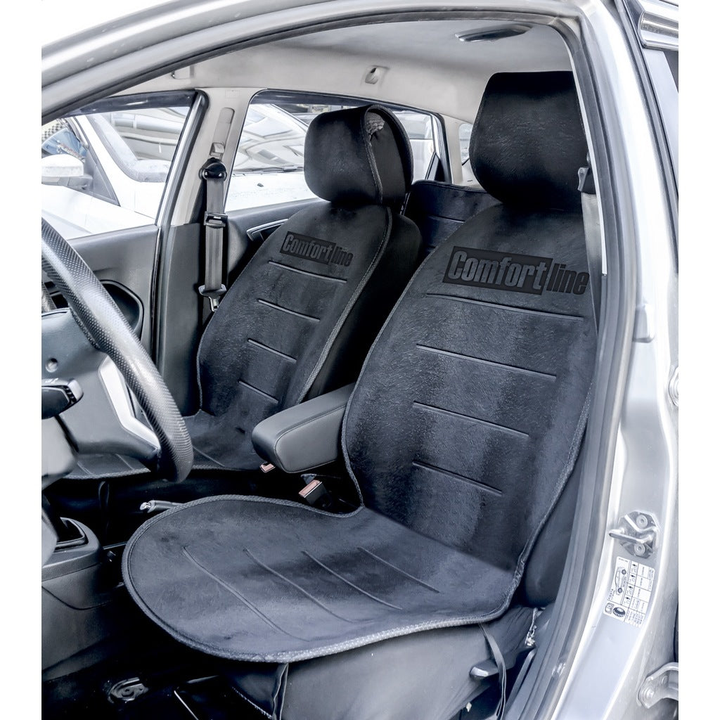 Funda para asiento Automix Tay Tüyü Práctico Universal Negro-Beige-Gris