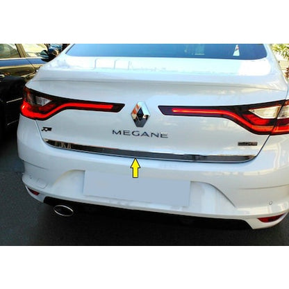 Embellecedor Cromado Inferior Maletero Renault Megane 4 Sedan 2016 y posteriores