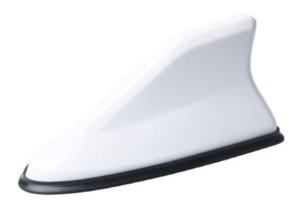 Antena de techo blanca de ballena tiburón, cola de pez eléctrica, tipo nuevo