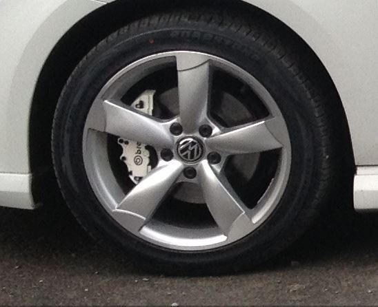 Juego de 4 tapas de pinza de freno Brembo universales para 17'' y más, blancas