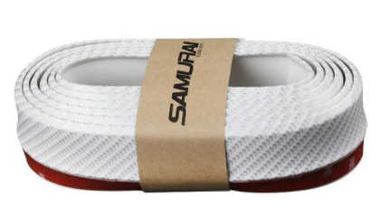 SAMURAI Ez Lip Labio Delantero de Color Flexible Suave Adhesivo 3M Adicional 2.5 m Blanco Carbono