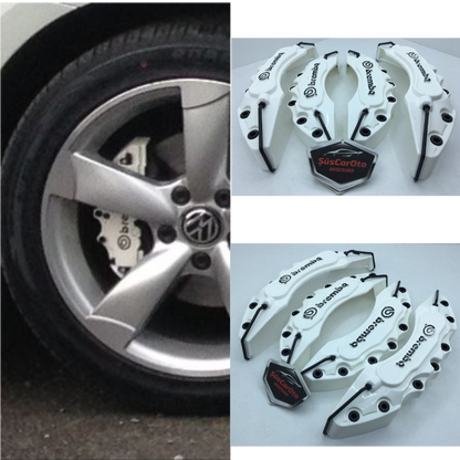 Juego de 4 tapas de pinza de freno Brembo universales para 17'' y más, blancas