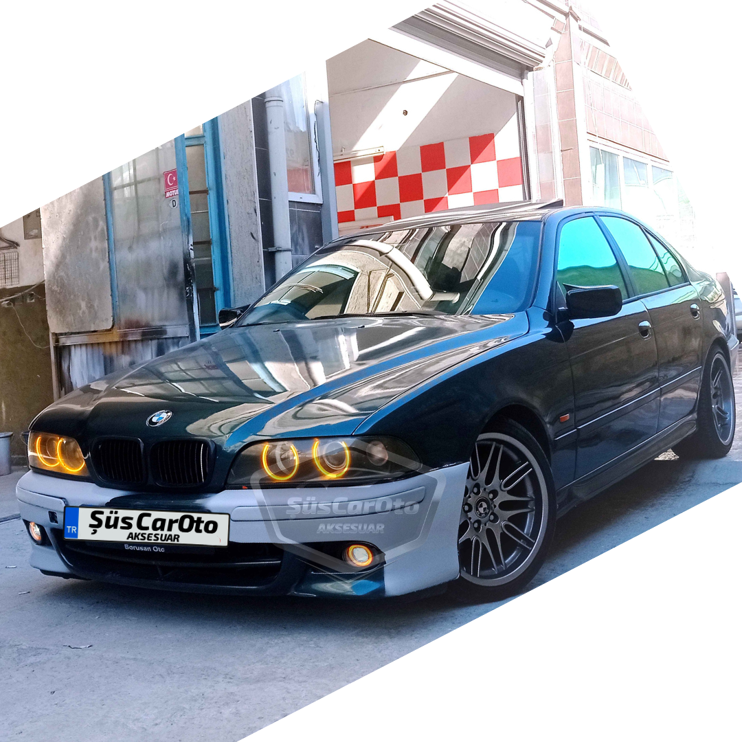 Cubierta de espejo retrovisor tipo Batman, compatible con BMW E46 Serie 3, carrocería sin reestyling, años 1998-2005, fabricada en plástico ABS negro piano.