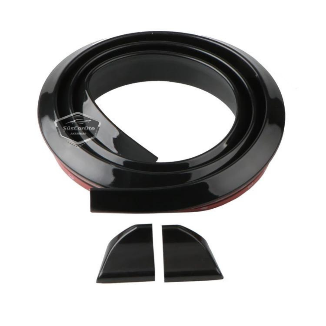 Alerón trasero tipo Samurai M3 para BMW Serie 5 E60 2003-2010, moldura de maletero, negro brillante Piano Black
