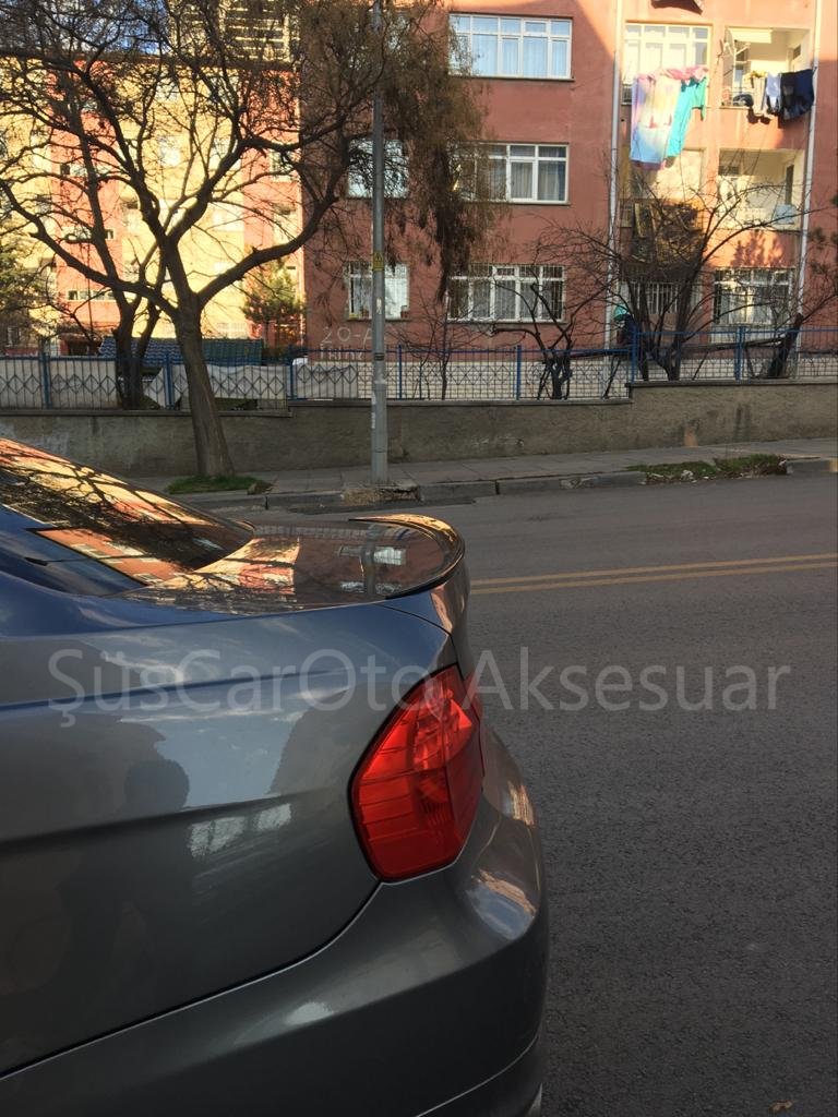 Spoiler para maletero BMW E90 318 320 325 330 Negro Piano-Blanco