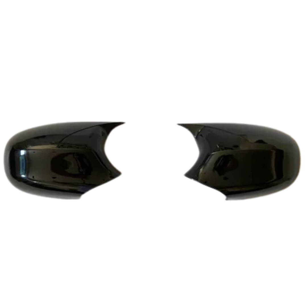 BMW E90 LCI Facelift 2008-2011 Serie 3 Tapas de Espejo Murciélago Bat Wing Negro Piano Plástico ABS