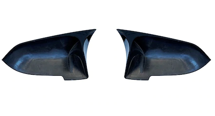 BMW F10 2010-2013 Carcasa de espejo retrovisor Batman Bat ABS Plástico Negro Piano