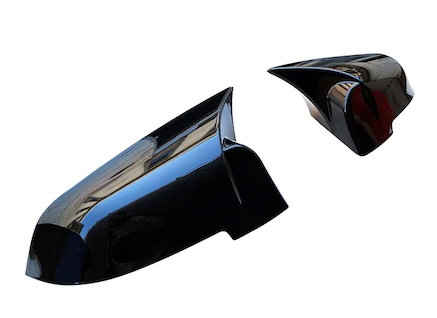 BMW F10 2010-2013 Carcasa de espejo retrovisor Batman Bat ABS Plástico Negro Piano