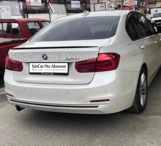 BMW F30 320i 320d Alerón de Maletero 12-16 Negro Piano-Blanco