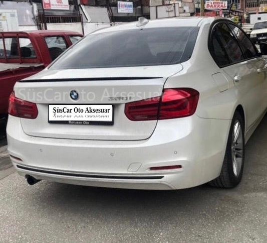 BMW F30 320i 320d Alerón de Maletero 12-16 Negro Piano-Blanco