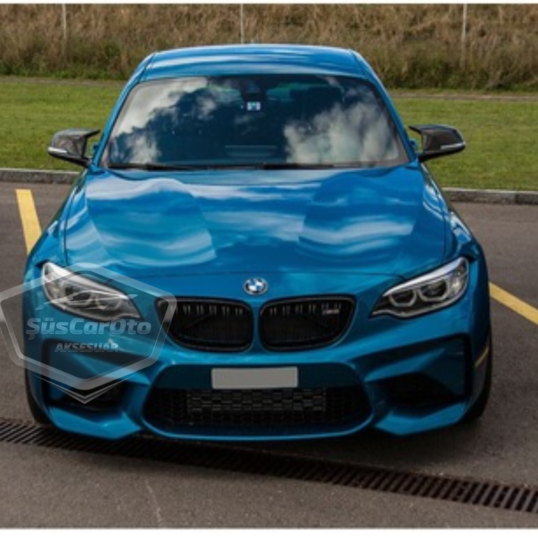 BMW F30-F32-F20 2012-2018 Cubierta de espejo de murciélago Batman, plástico ABS Piano Black