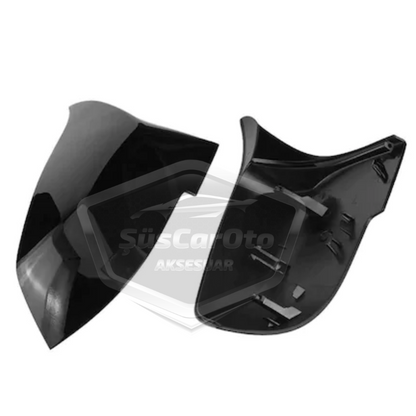 BMW F30-F32-F20 2012-2018 Cubierta de espejo de murciélago Batman, plástico ABS Piano Black