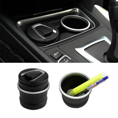 Cenicero deportivo para coche BMW con portavasos e iluminación LED azul