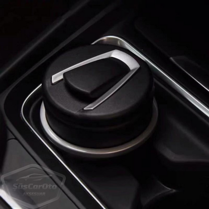 Cenicero de coche deportivo tipo BMW con portavasos, cenicero de coche, cenicero de coche, negro