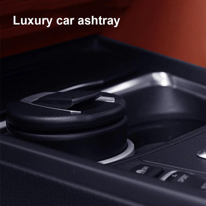 Cenicero de coche deportivo tipo BMW con portavasos, cenicero de coche, cenicero de coche, negro