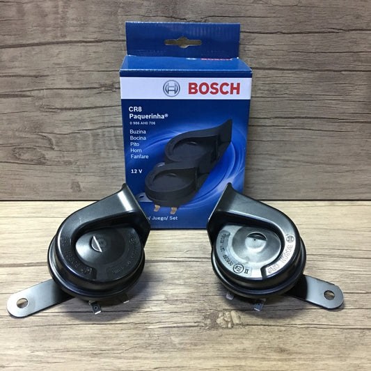 Juego de dos bocinas Bosch de caracol tipo "dada" de 12 V, 410/510 Hz, 118 dB