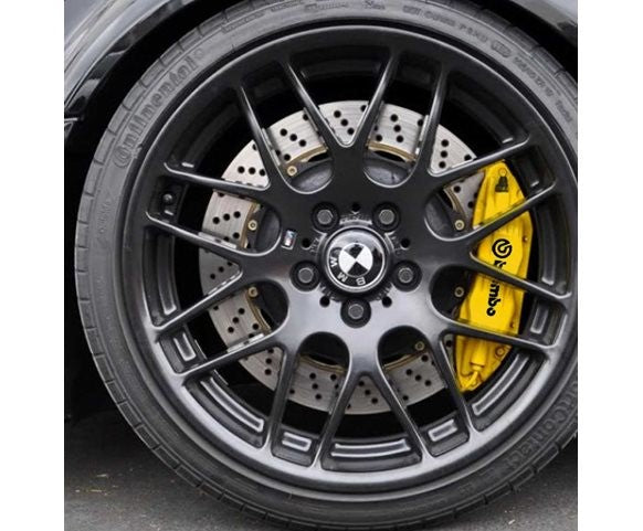 Brembo - Juego de 4 cubiertas universales para pinzas de freno, 17" y más, color amarillo
