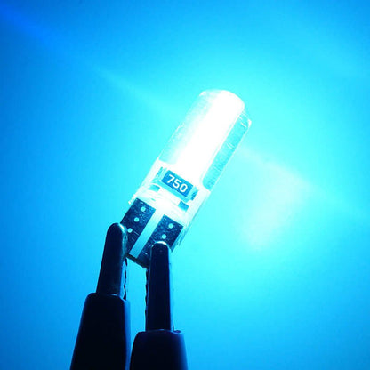 Bombilla de faro LED xenón azul hielo C9 Ultra con disipador de calor efecto estroboscópico, 9400 LM 10000K