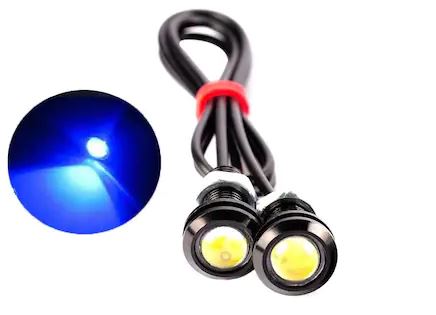 Luces de circulación diurna LED Eagle Eye, azul hielo, par