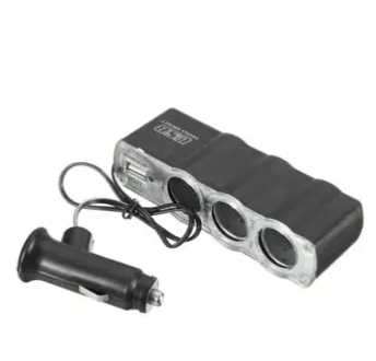 Adaptador USB para encendedor de coche, divisor de enchufe, cargador múltiple