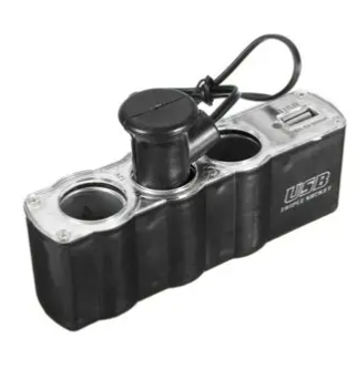 Adaptador USB para encendedor de coche, divisor de enchufe, cargador múltiple