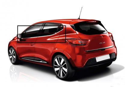 Renault Clio 4 HB molduras cromadas para ventanas, 8 piezas, 2012 y posteriores
