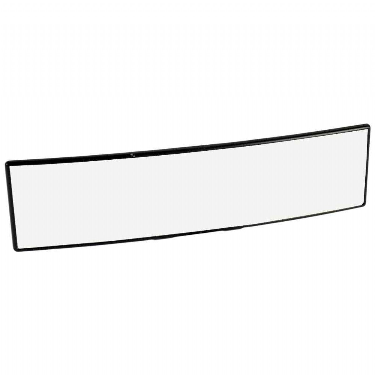 Carub 280 mm Espejo Retrovisor Adicional Encajable Tijera Abombado Negro
