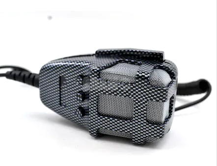 CARUB Sirena de policía 12V con megáfono de 3 sonidos y micrófono 300 dB