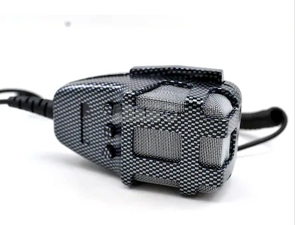 CARUB Sirena de policía 12V con megáfono de 3 sonidos y micrófono 300 dB