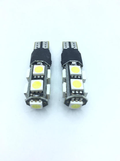 Bombilla de estacionamiento intermitente Carub 9 LED, sin base, LED intermitente blanco