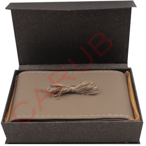 CARUB Funda de Volante Beige para Coser con Aguja