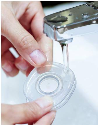 CARUB Soporte Adhesivo Transparente de Silicona Nano para Teléfono Gel