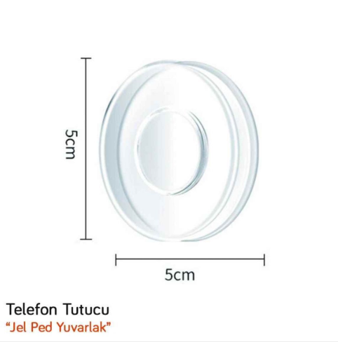 CARUB Soporte Adhesivo Transparente de Silicona Nano para Teléfono Gel
