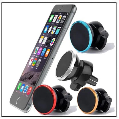 Soporte de teléfono para coche con clip magnético