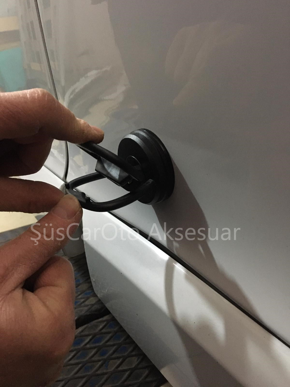 CARUB Reparador de abolladuras de carrocería de coche con ventosa, removedor de abolladuras NEGRO