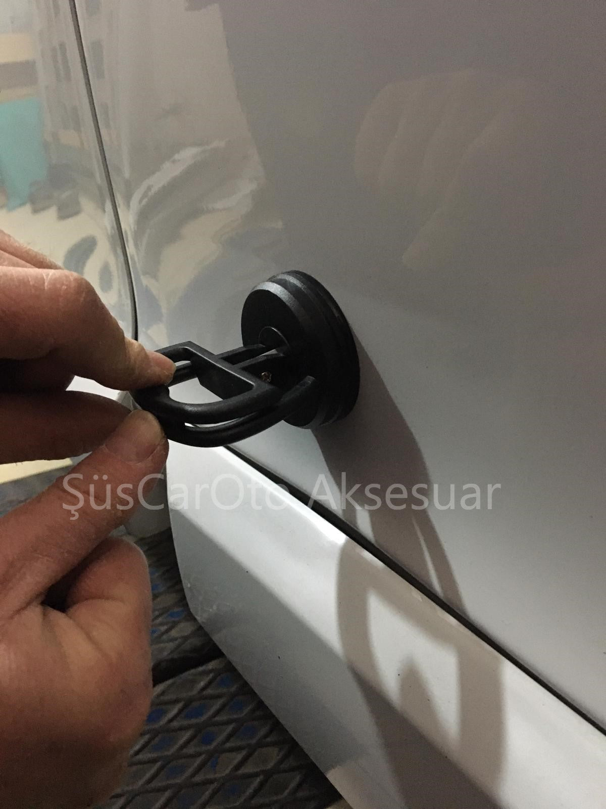 CARUB Reparador de abolladuras de carrocería de coche con ventosa, removedor de abolladuras NEGRO