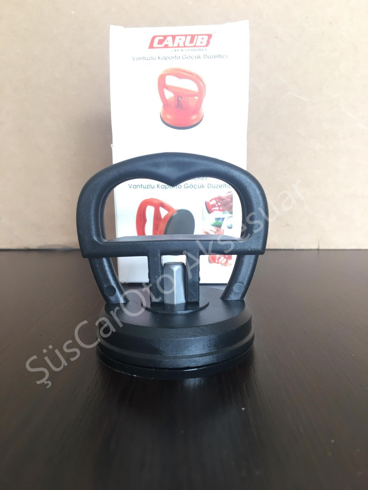 CARUB Reparador de abolladuras de carrocería de coche con ventosa, removedor de abolladuras NEGRO