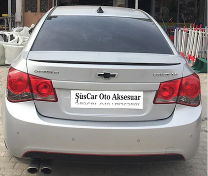 Chevrolet Cruze Spoiler de Maletero Embellecedor de Maletero Negro Piano-Blanco