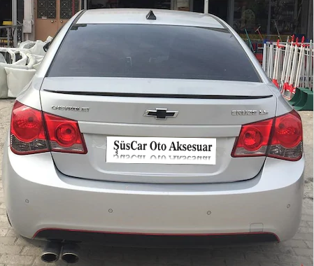 Chevrolet Cruze Spoiler de Maletero Embellecedor de Maletero Negro Piano-Blanco