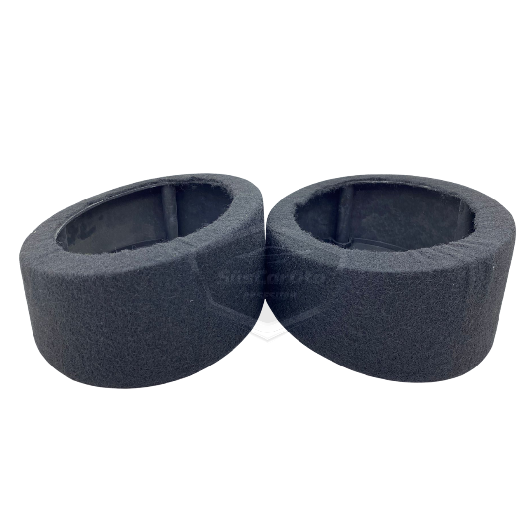 Soporte elevador universal para altavoces ovalados de doble vía de 6"x9" y redondos de 16 cm, cuña, juego de 2 ONH13