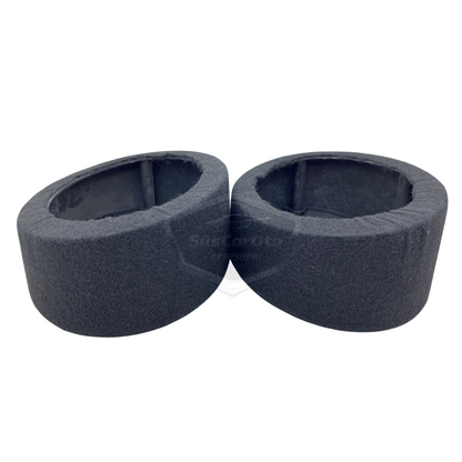 Soporte elevador universal para altavoces ovalados de doble vía de 6"x9" y redondos de 16 cm, cuña, juego de 2 ONH13