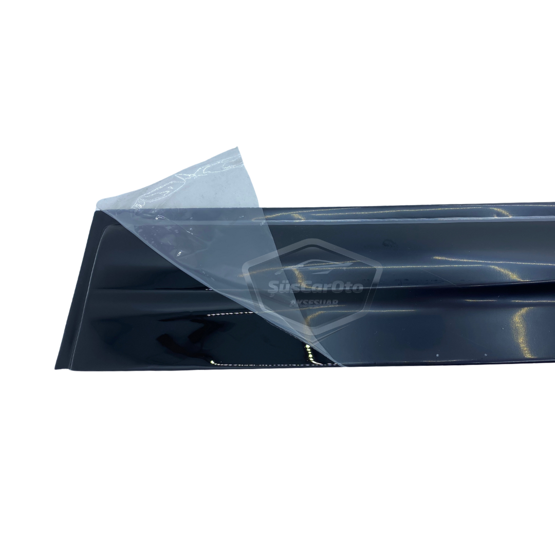 Citroen C Elysee 2012-2022 Compatible Deflectores de Ventana Mugen Piano Black Set de 4 Importado