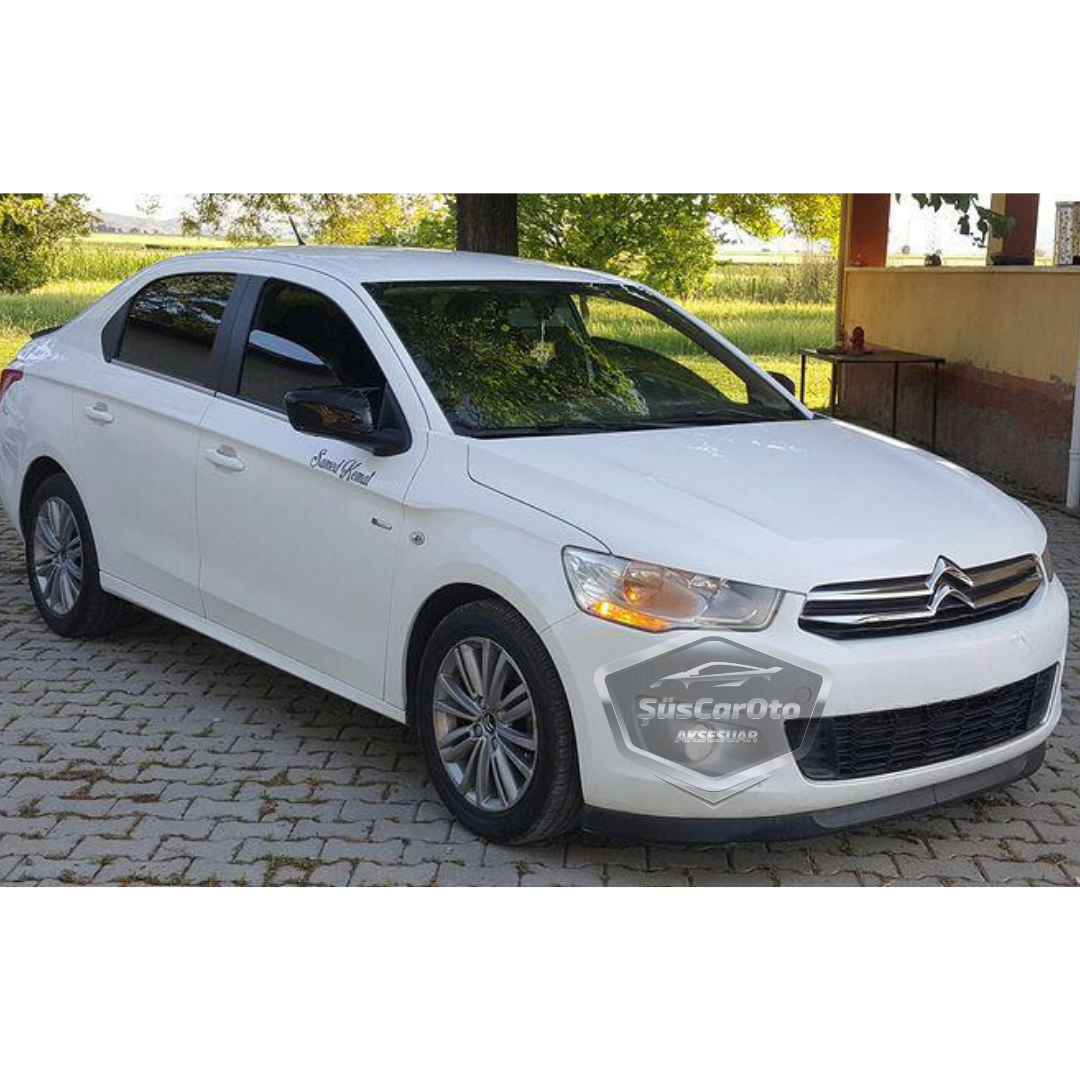 Labio delantero flexible universal Astra H de 2 piezas, compatible con Citroën C Elysee 2012-2023, labio de parachoques delantero