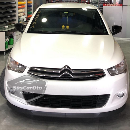 Labio delantero flexible universal Astra H de 2 piezas, compatible con Citroën C Elysee 2012-2023, labio de parachoques delantero